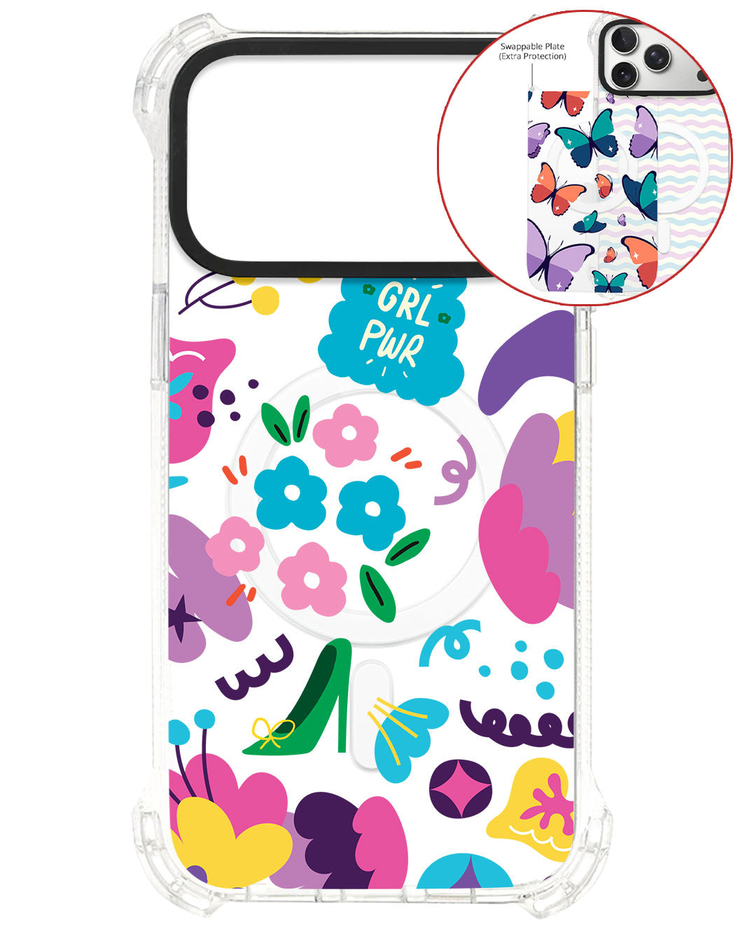 Magsafe Swappable Plate - Girl Power 1.0