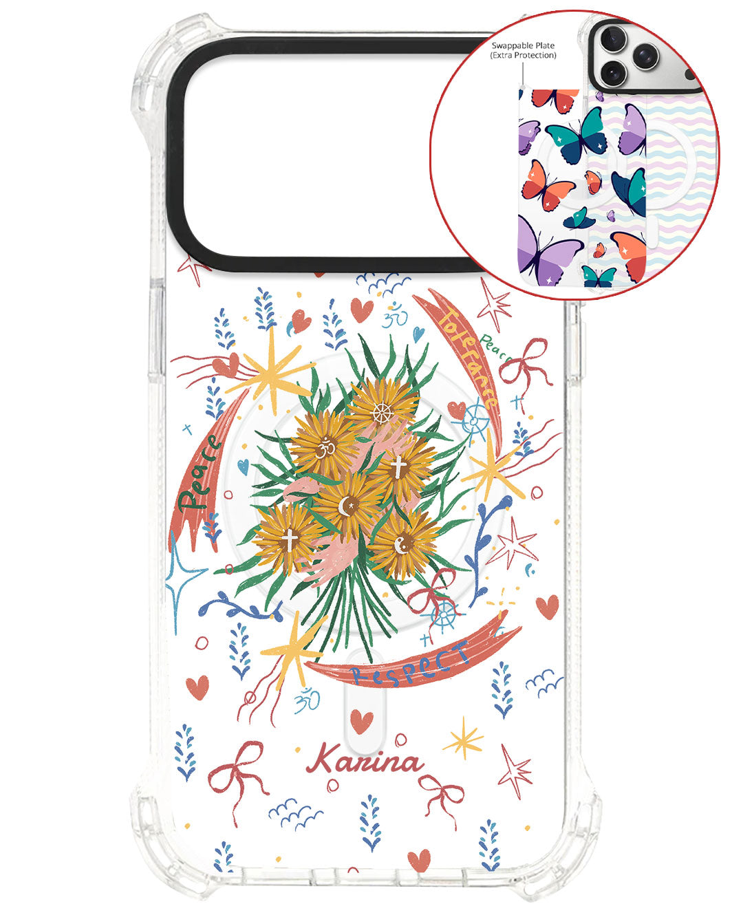 Magsafe Swappable Plate - Peace