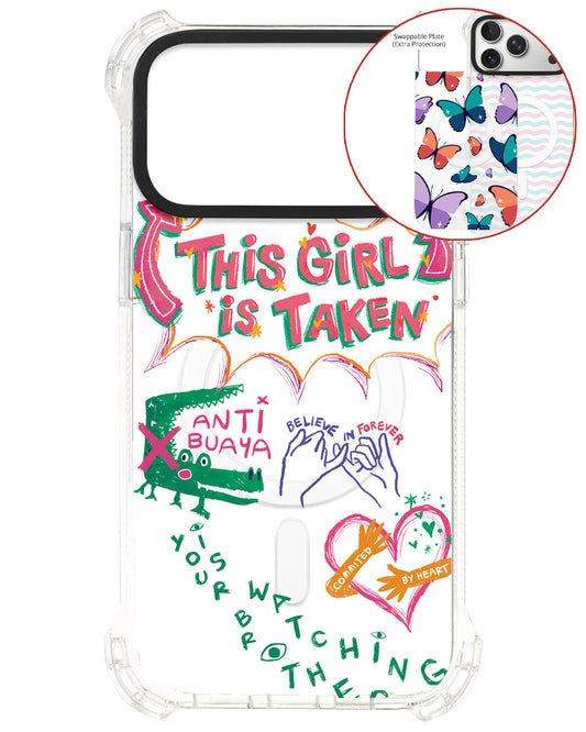 Magsafe Swappable Plate - Pelakor Proof Case (for her)