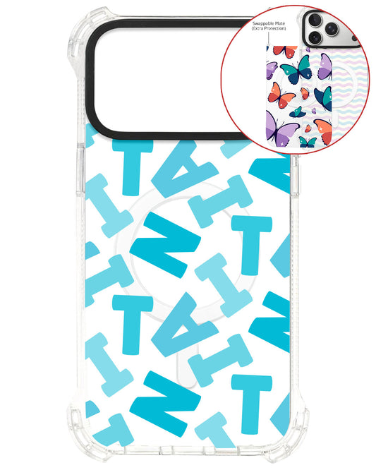 Magsafe Swappable Plate - Scattered Monogram 5.0