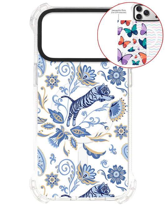 Magsafe Swappable Plate - Tiger & Floral 1.0