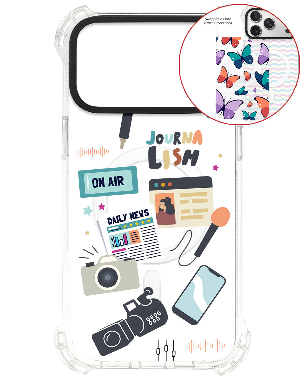 Magsafe Swappable Plate - Journalism