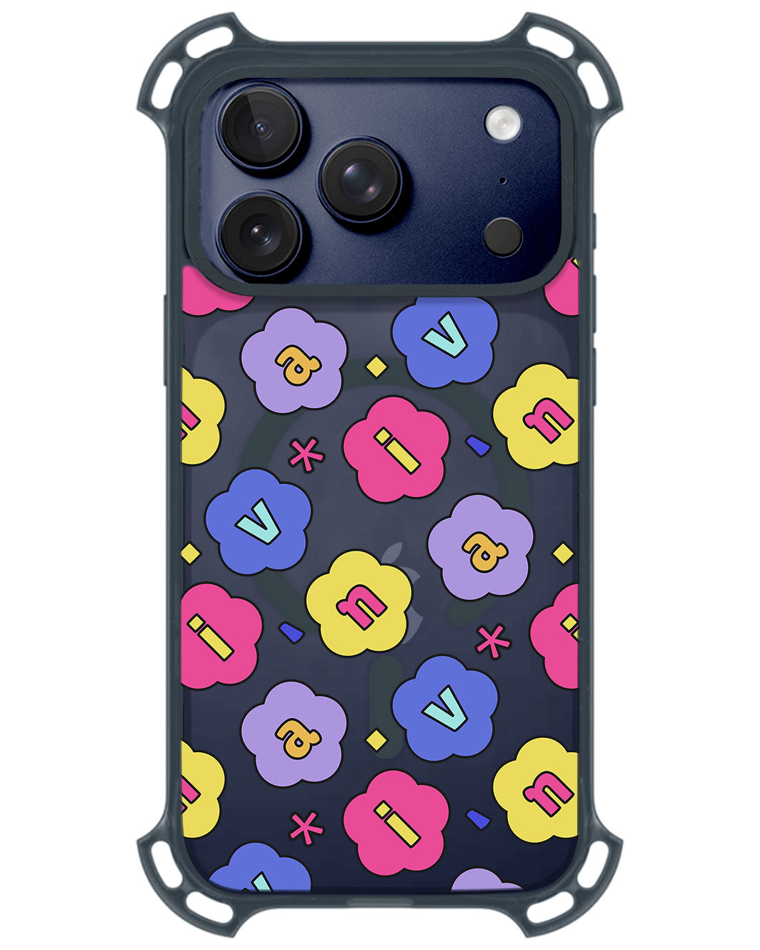 iPhone Ultimate Model-Z - CUSTOM MONOGRAM 3.0 Flower Petals 2.0