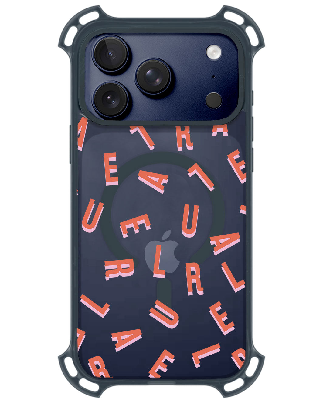 iPhone Ultimate Model-Z - CUSTOM MONOGRAM 1.0 Coral