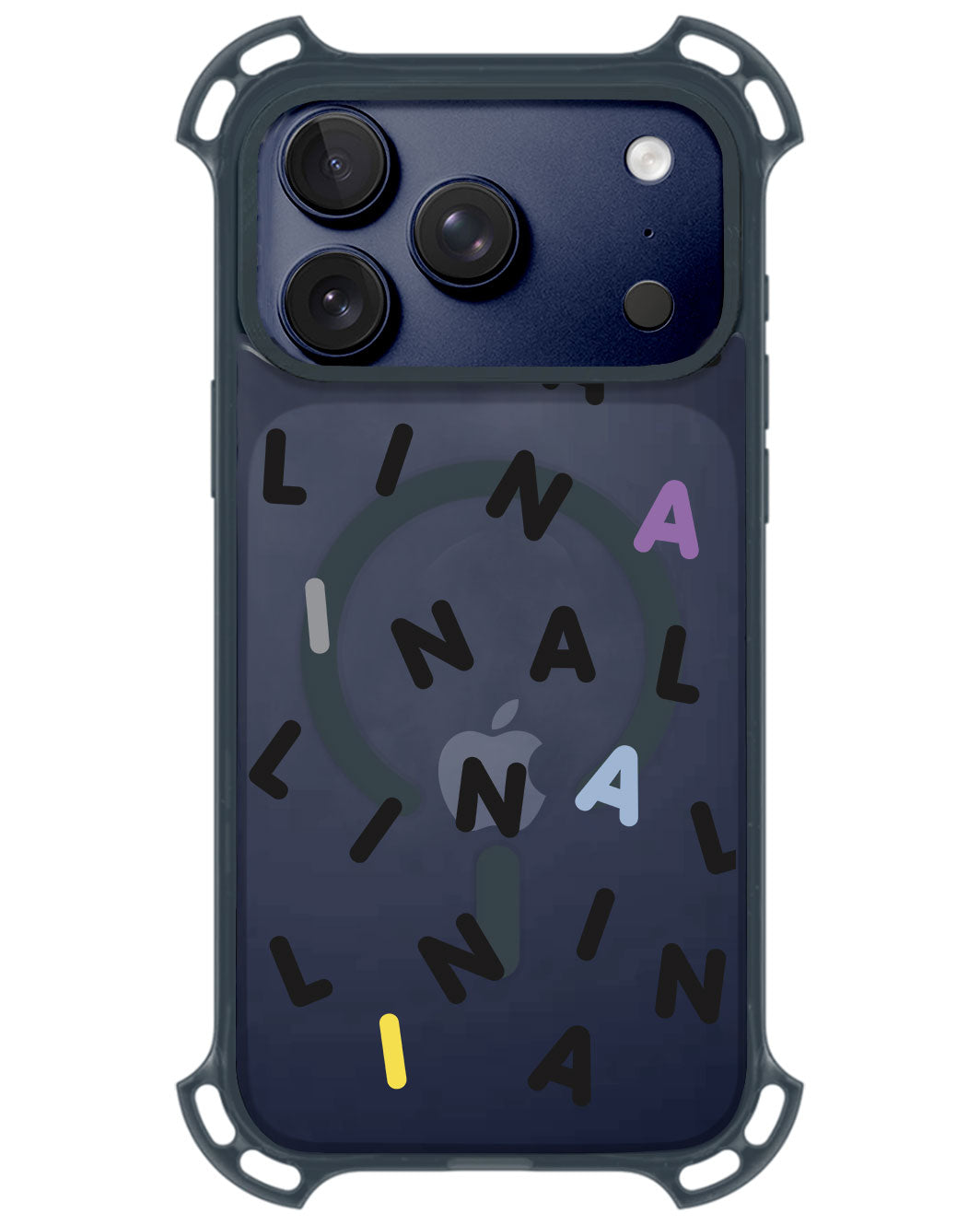 iPhone Rearguard UltimateZ - CUSTOM MONOGRAM 2.0 Black