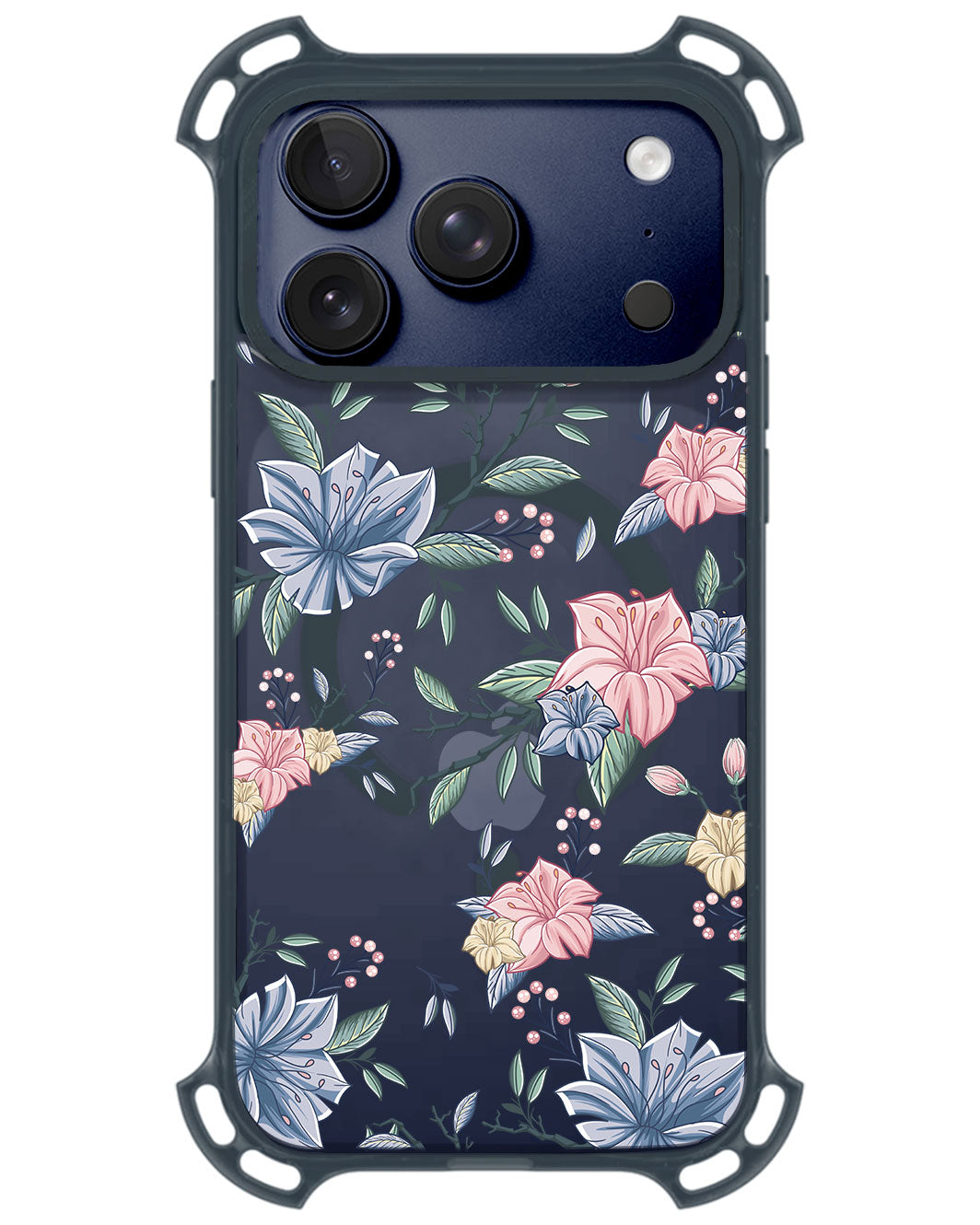 iPhone Rearguard UltimateZ - Pink & Blue Floral