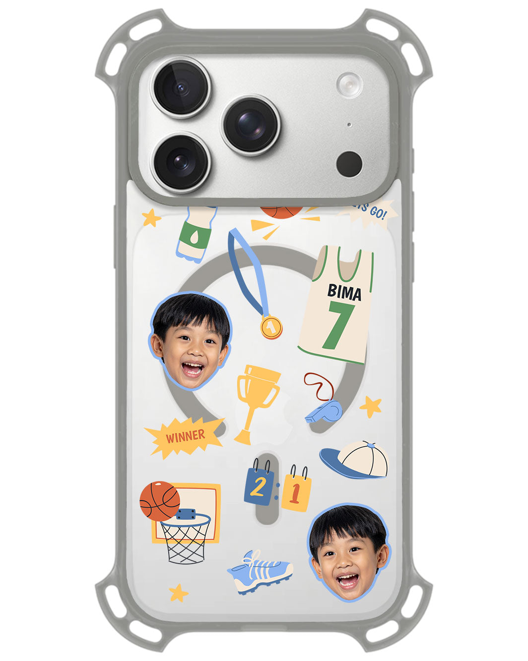iPhone Ultimate Model-Z - Face Grid Basketball