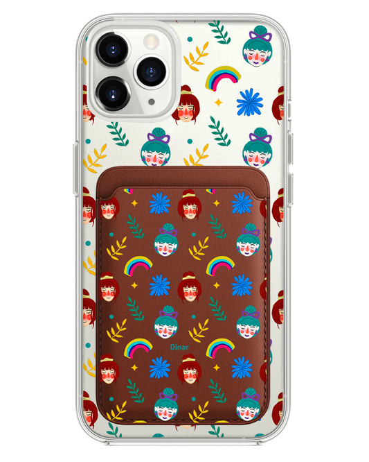 iPhone Magnetic Wallet Case - Unconditional Girl