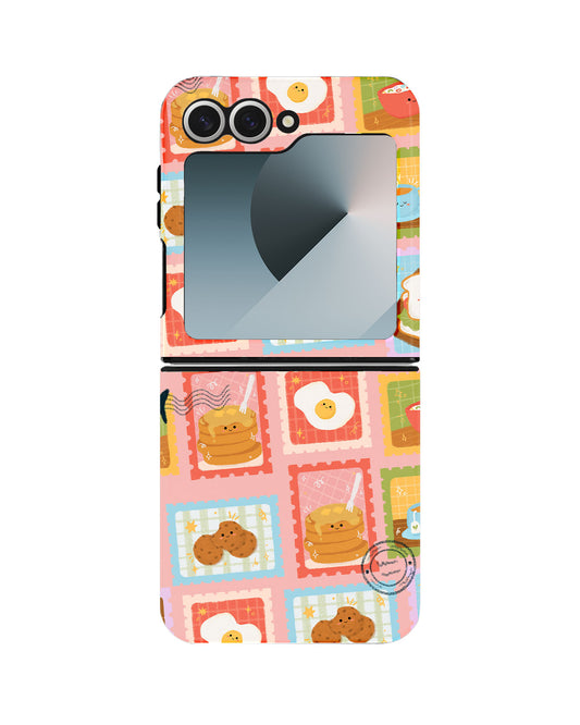 Android Flip Rearguard Defender - Breakfast Menu Stamps
