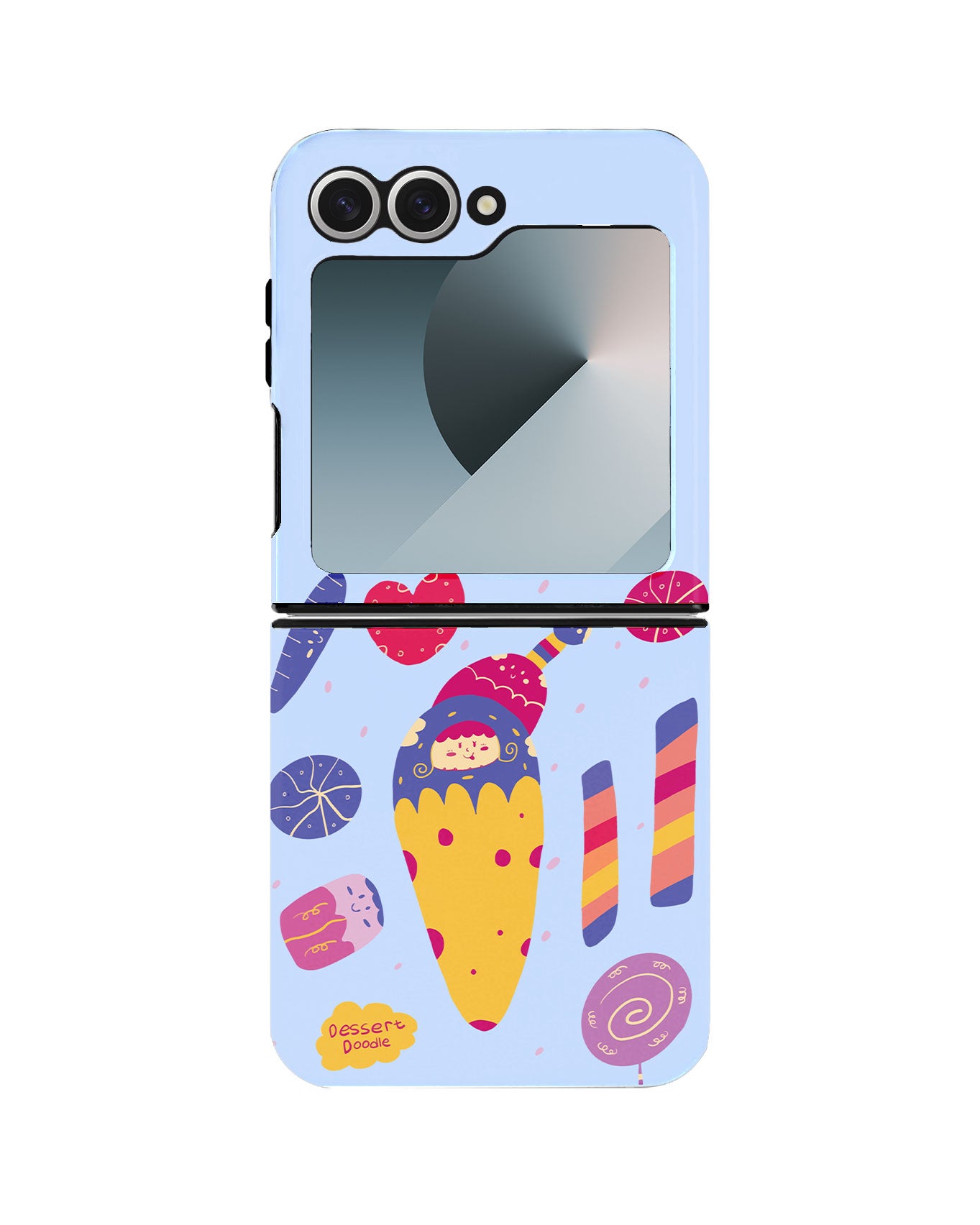 Android Flip Rearguard Defender - Dessert Doodle