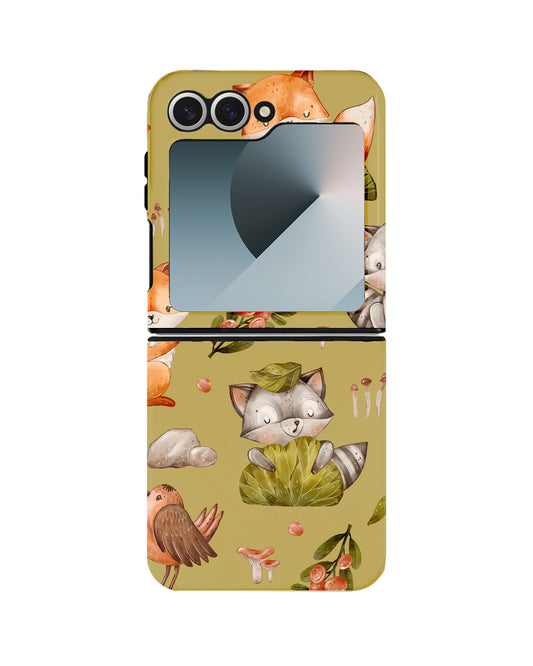 Android Flip Rearguard Defender - Racoon and Friends