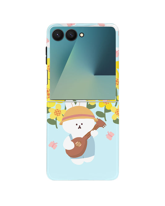 Android Flip Rearguard Defender - Bunny Ukulele