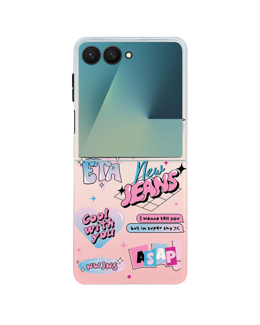 Android Flip Rearguard Defender - New Jeans Super Shy