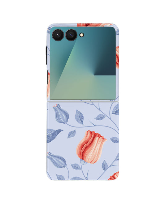 Android Flip Rearguard Defender - Red Tulips