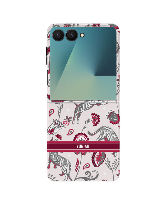 Android Flip Rearguard Defender - Tiger Floral 6.0