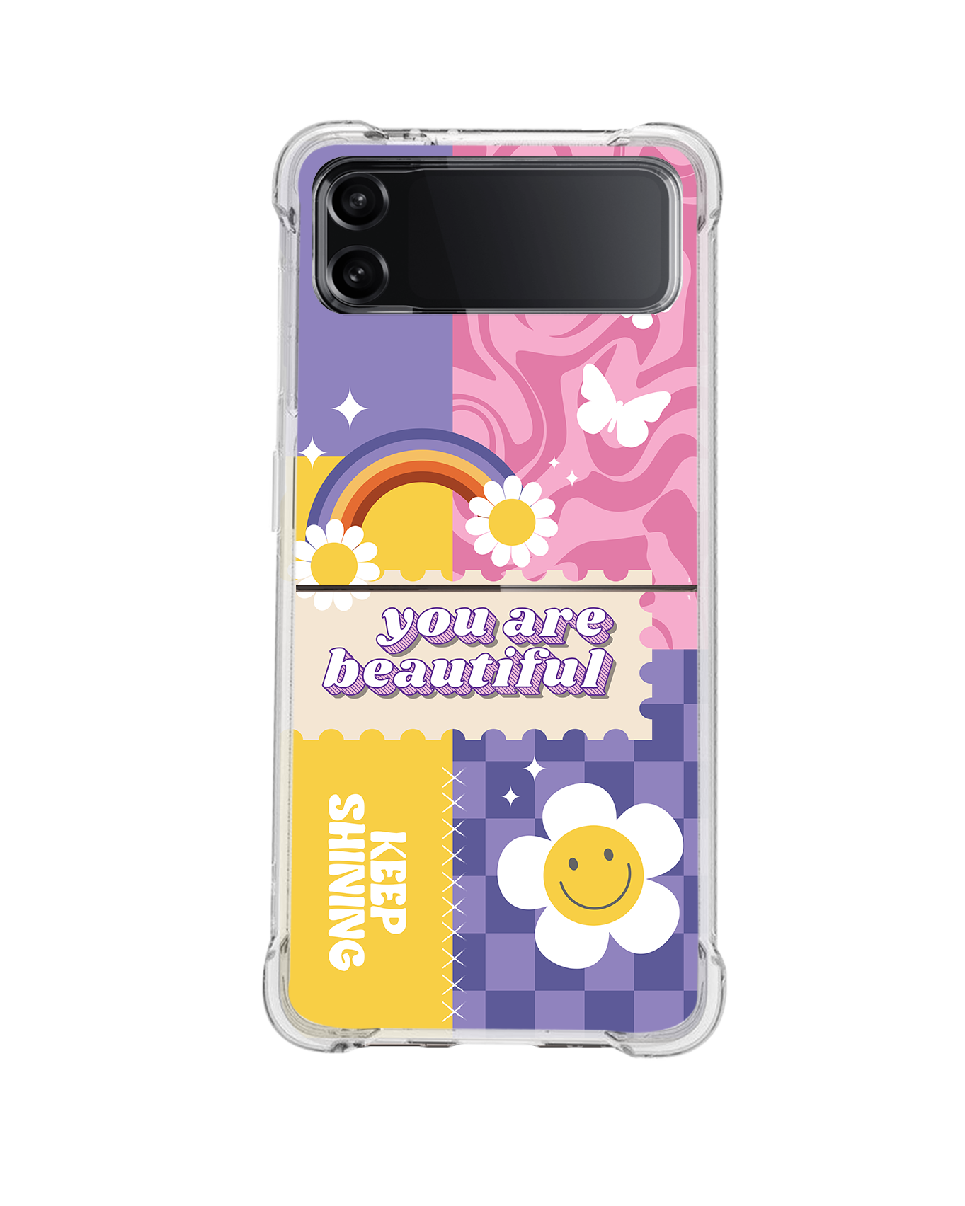 Android Flip / Fold Rearguard Hybrid - Abstract Quotes 5.0