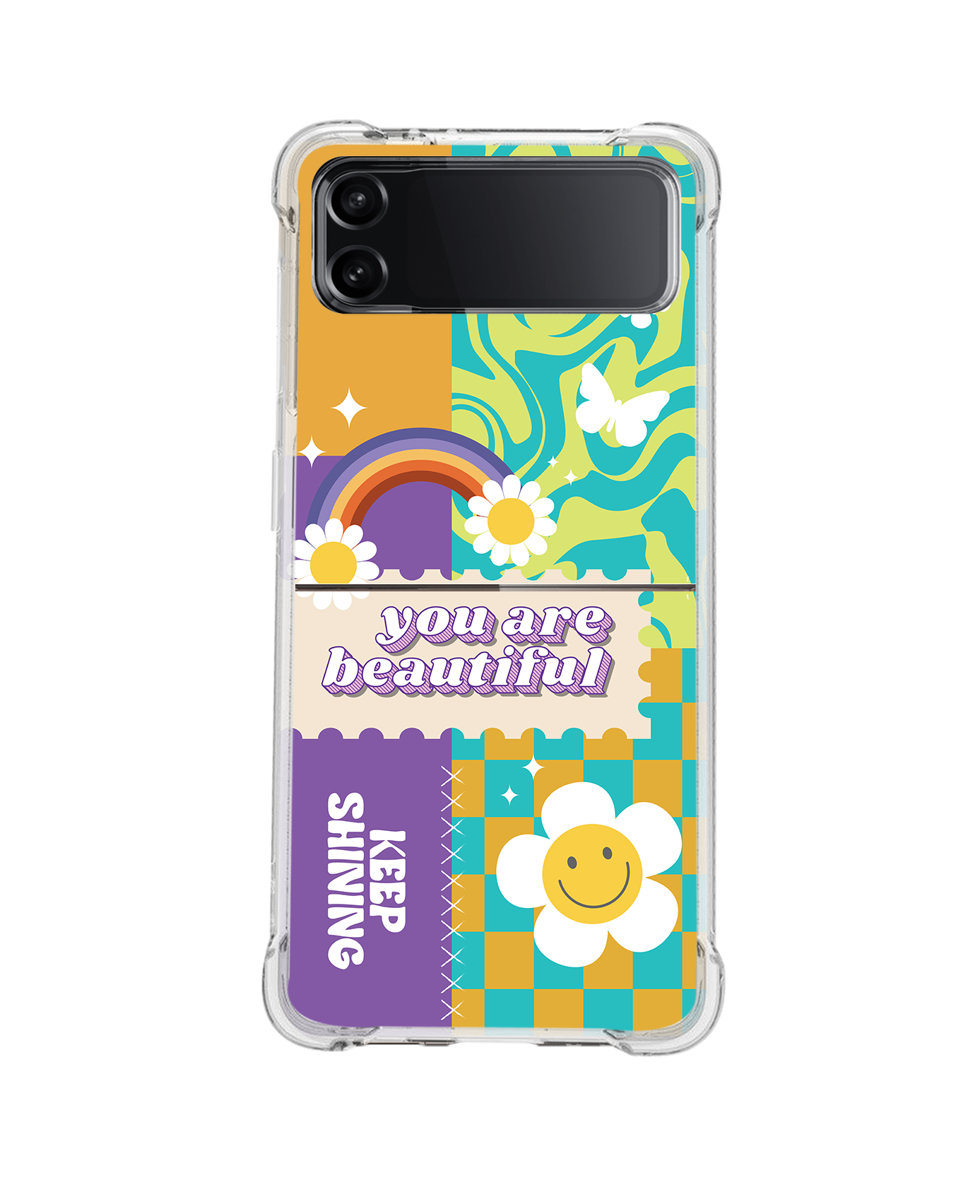 Android Flip / Fold Rearguard Hybrid - Abstract Quotes 6.0