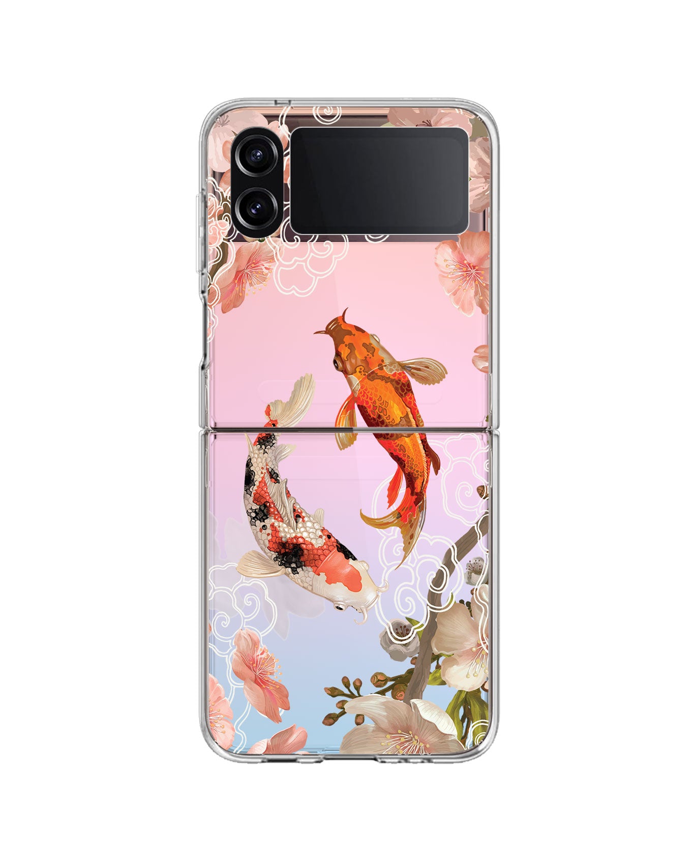Android Flip / Fold Rearguard Holo - Oil Painting Koi