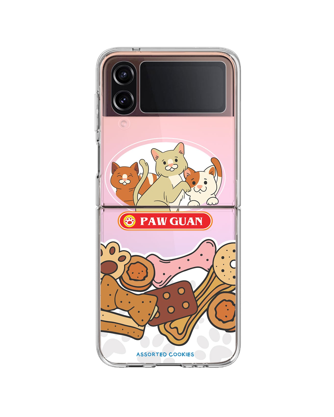 Android Flip / Fold Rearguard Holo - Pawguan Cat