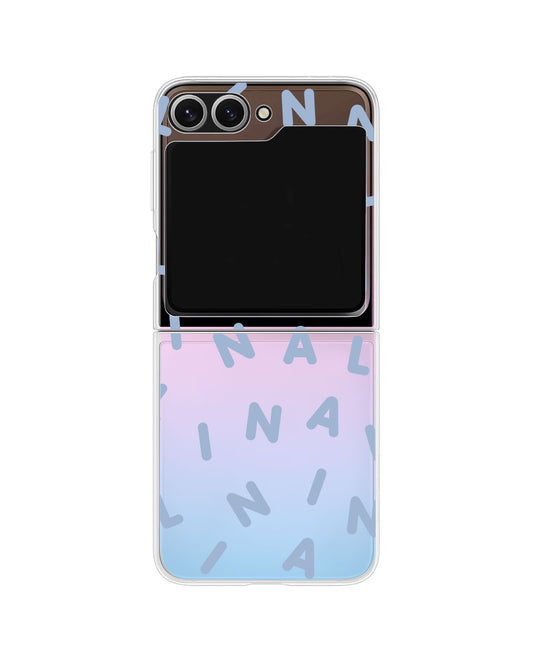 Android Flip / Fold Rearguard Holo - CUSTOM MONOGRAM 2.0 Blue
