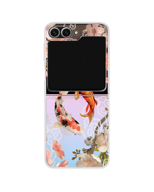 Android Flip / Fold Rearguard Holo - Oil Painting Koi