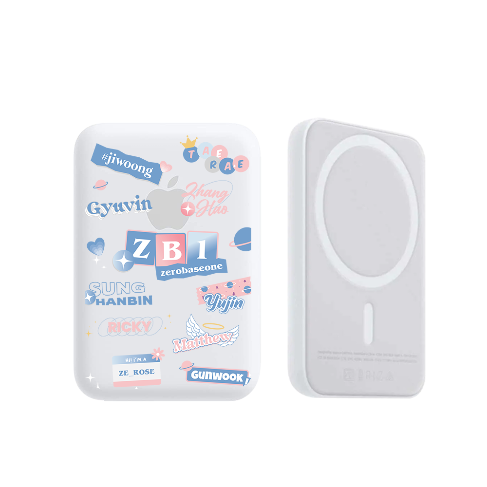 Magnetic Wireless Powerbank - Zerobaseone Members