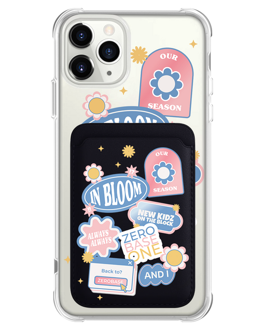 iPhone Magnetic Wallet Case - Zerobaseone Song Sticker Pack