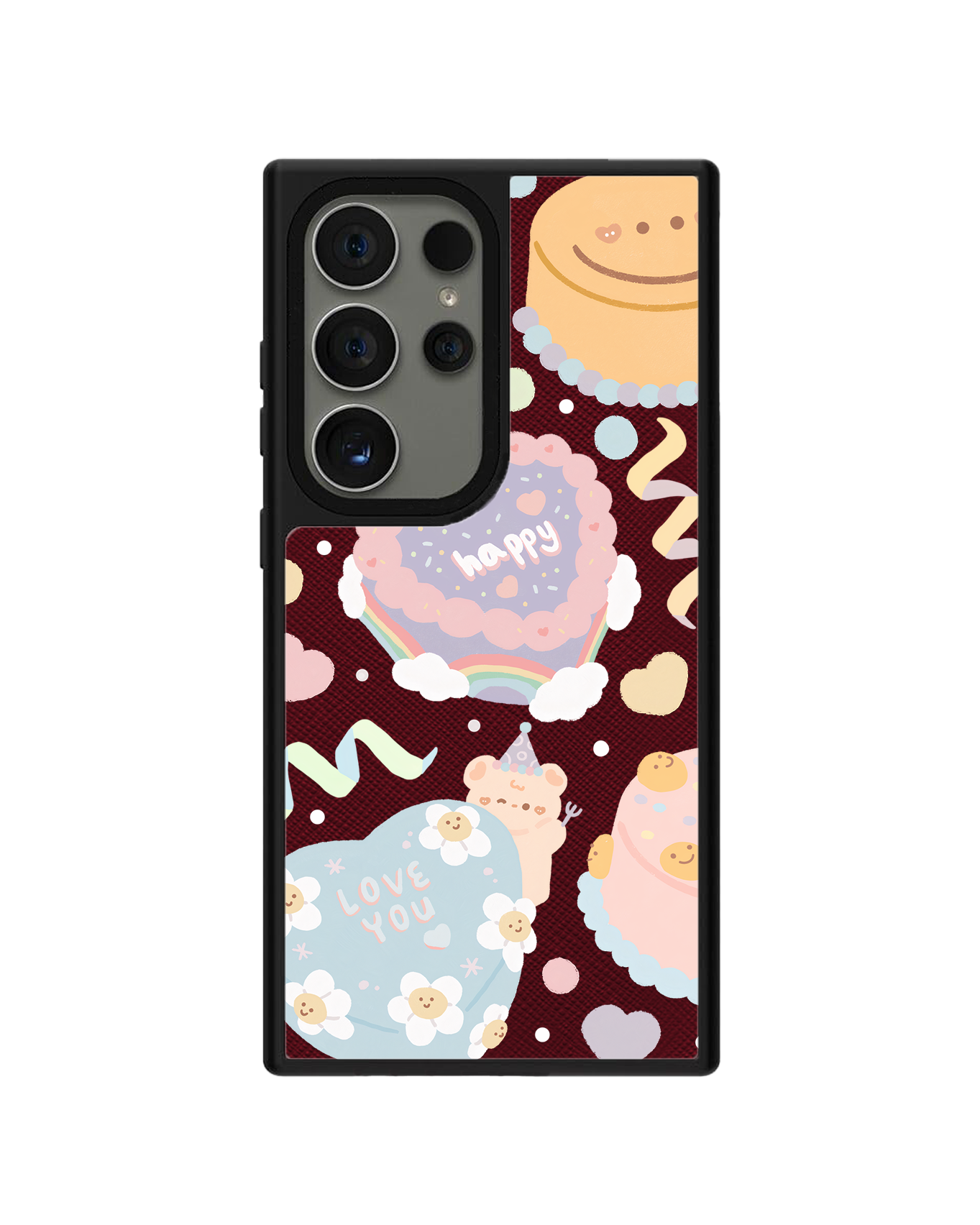 Android Leather Grip - Cake Party