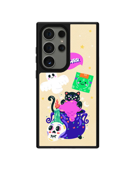 Android Leather Grip - Cat Monster