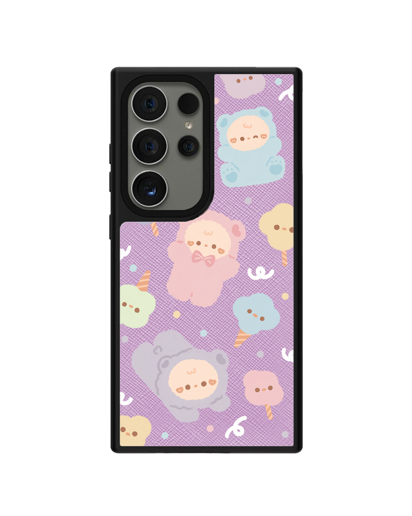 Android Leather Grip - Cotton Teddy