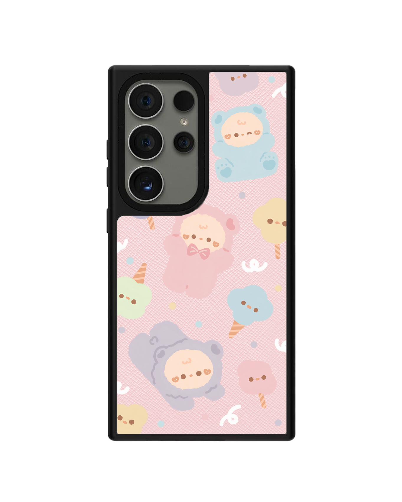 Android Leather Grip - Cotton Teddy