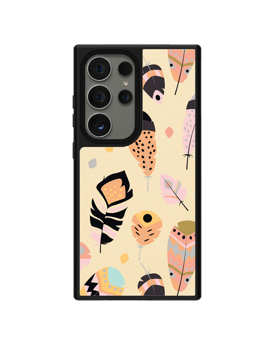 Android Leather Grip - Feathers