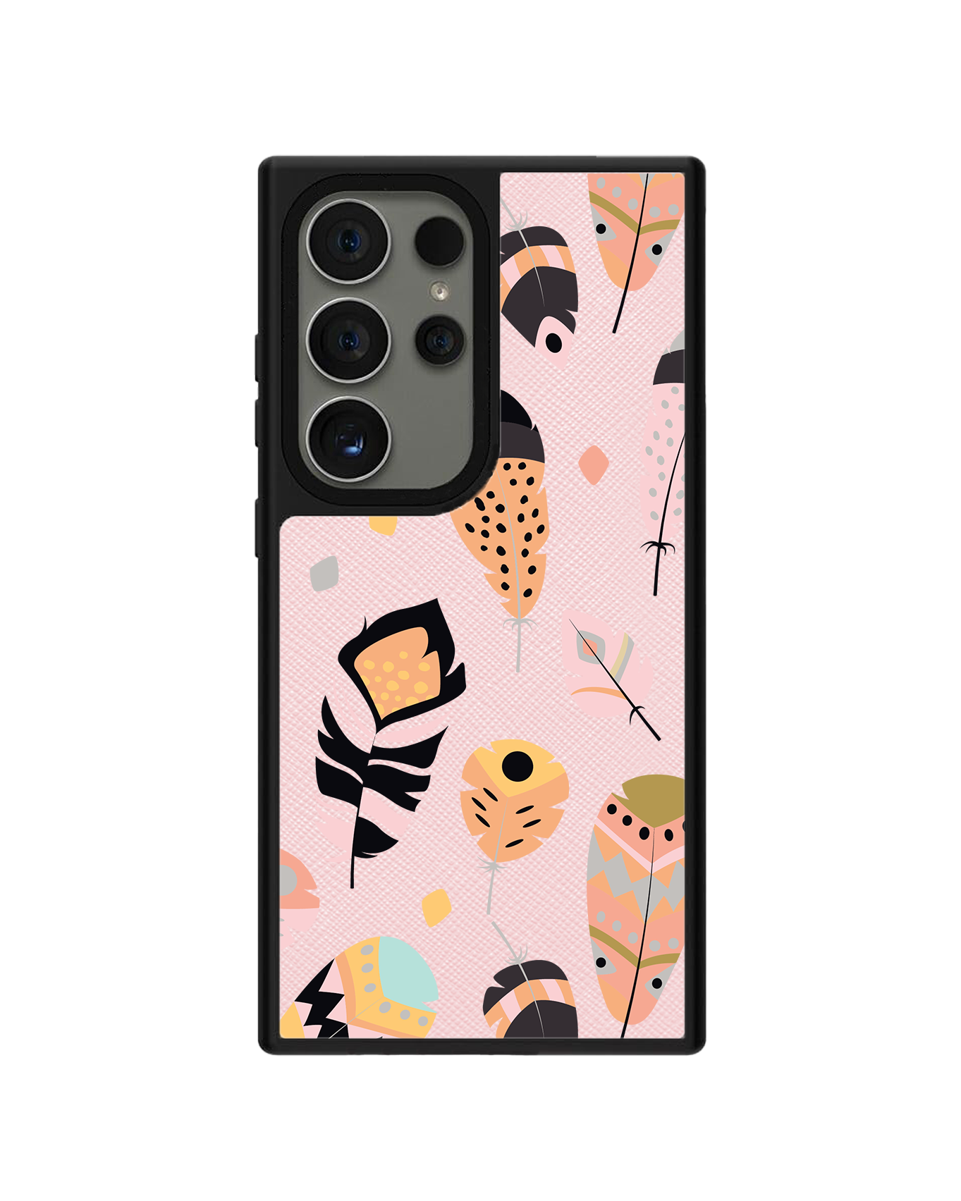 Android Leather Grip - Feathers