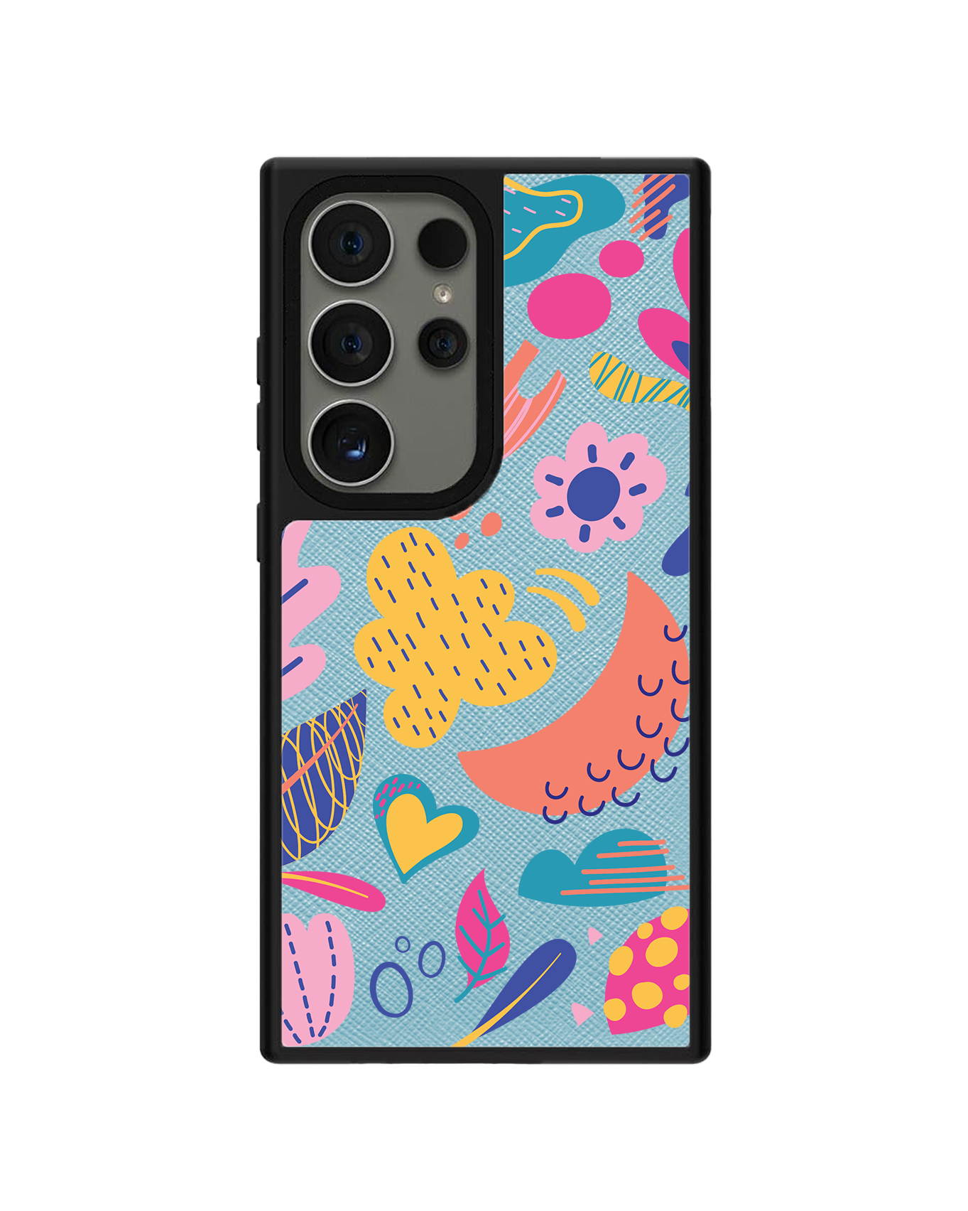 Android Leather Grip - Florals
