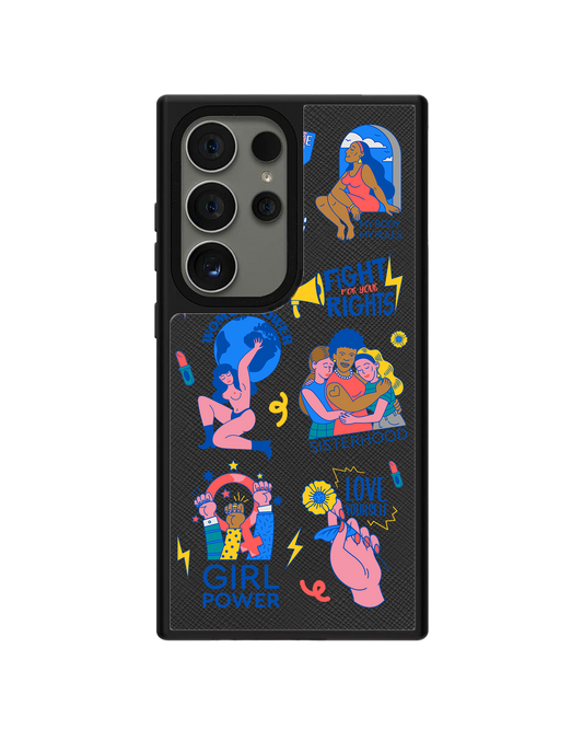 Android Leather Grip - Girl Power 2.0