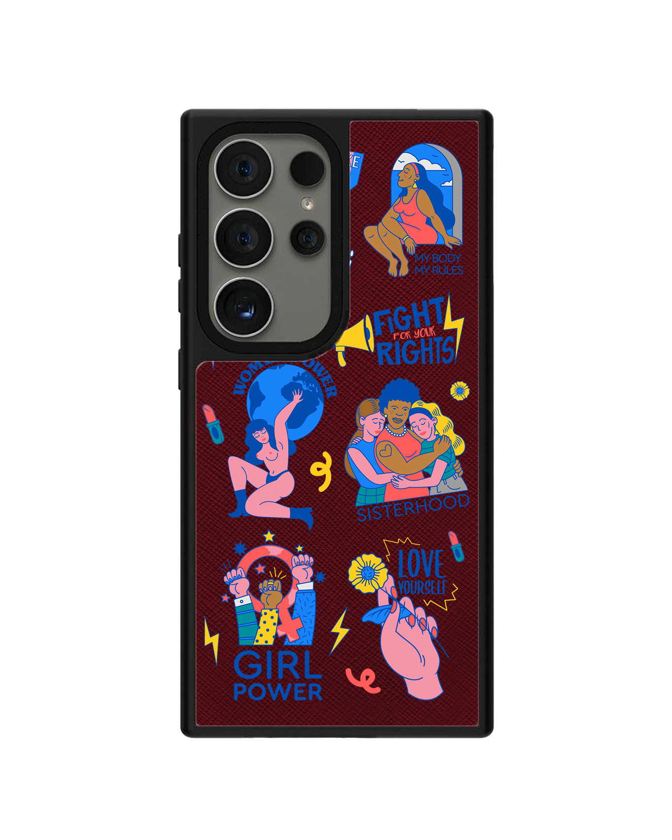 Android Leather Grip - Girl Power 2.0