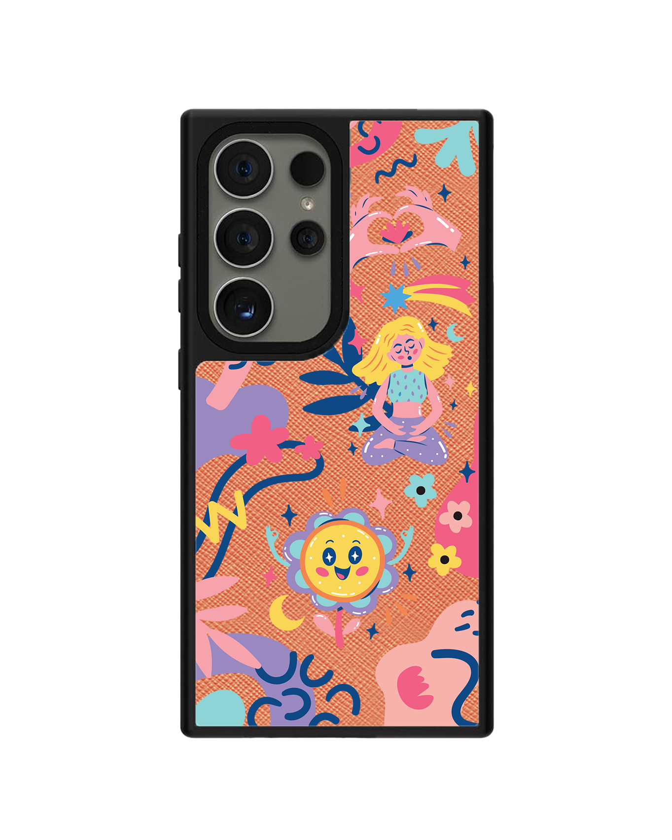 Android Leather Grip - Heather