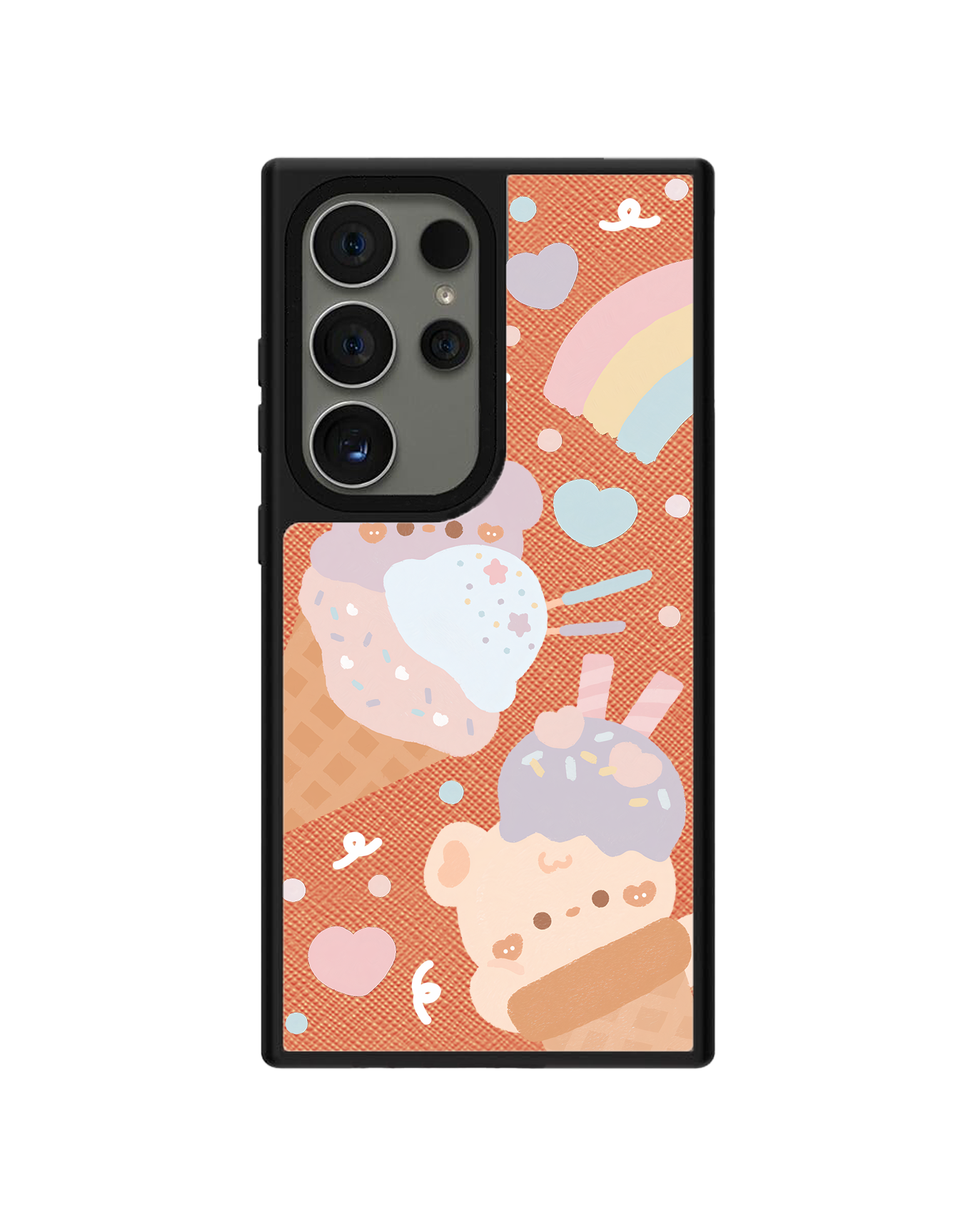 Android Leather Grip - Ice Cream for Teddy