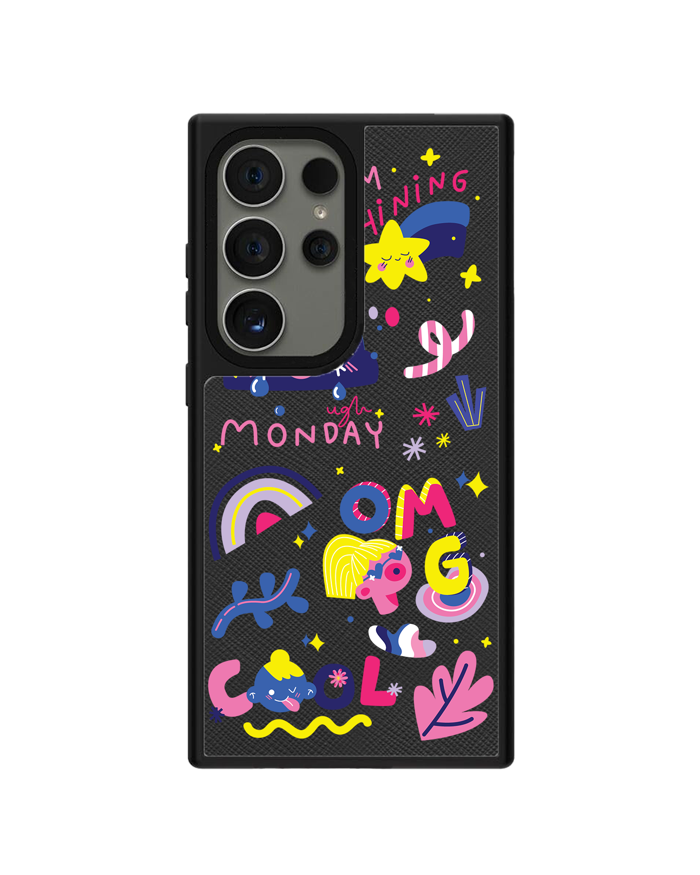 Android Leather Grip - Monday My Day