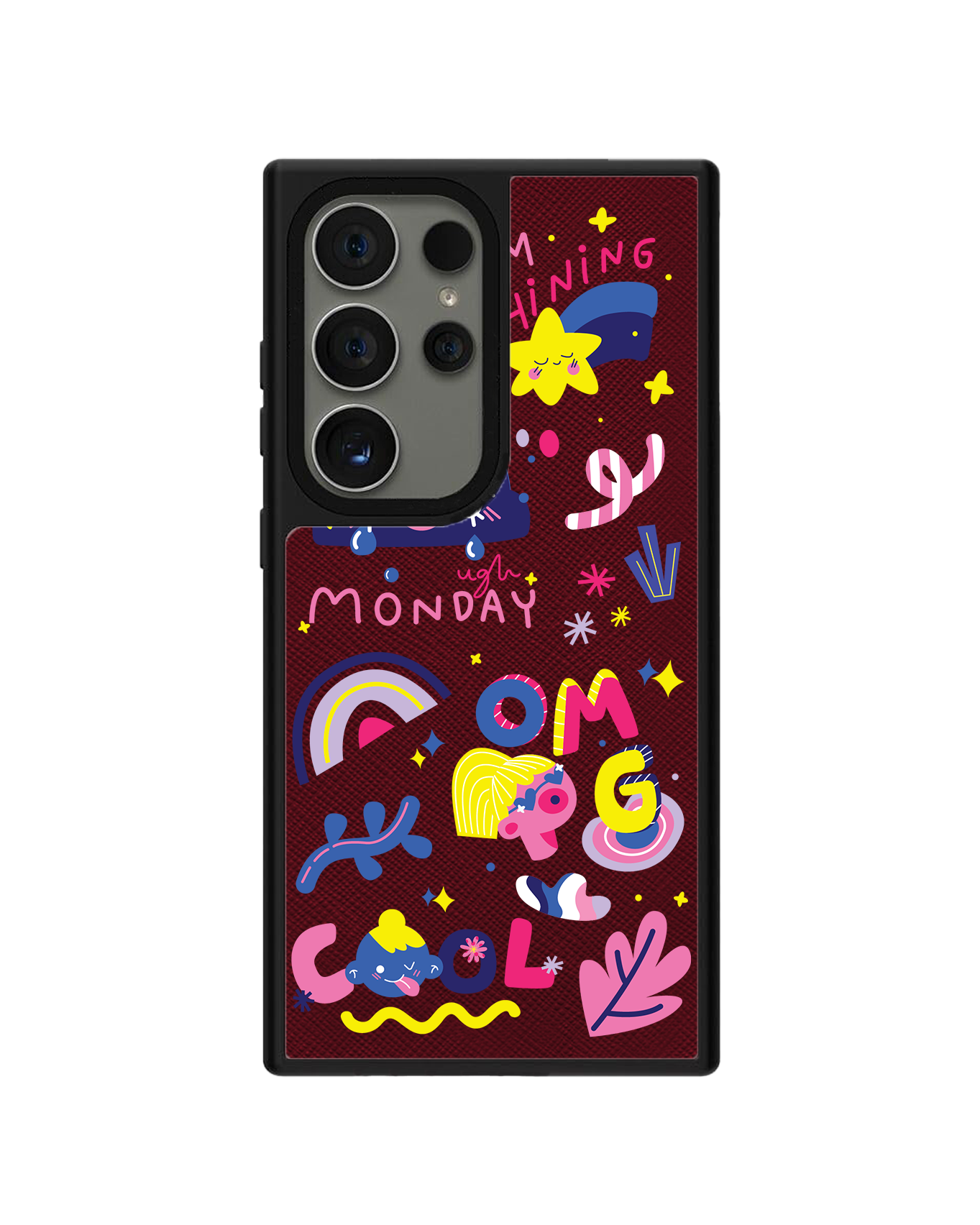 Android Leather Grip - Monday My Day