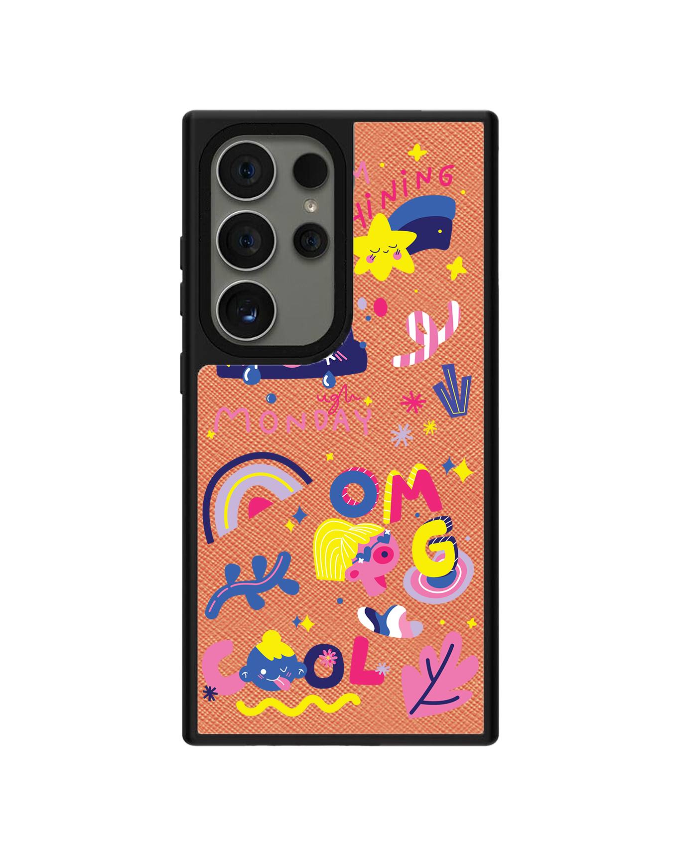 Android Leather Grip - Monday My Day