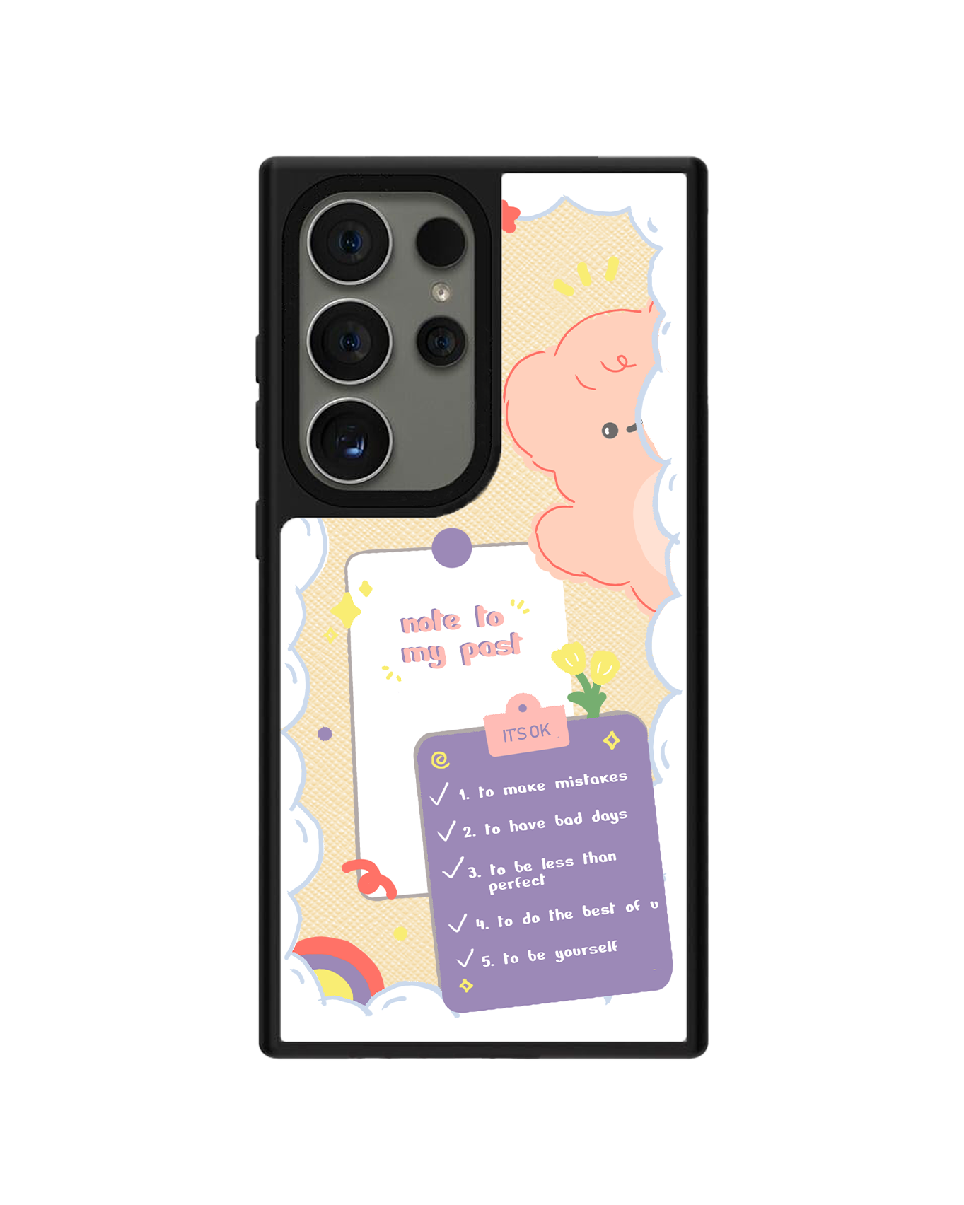 Android Leather Grip - Note to my Past