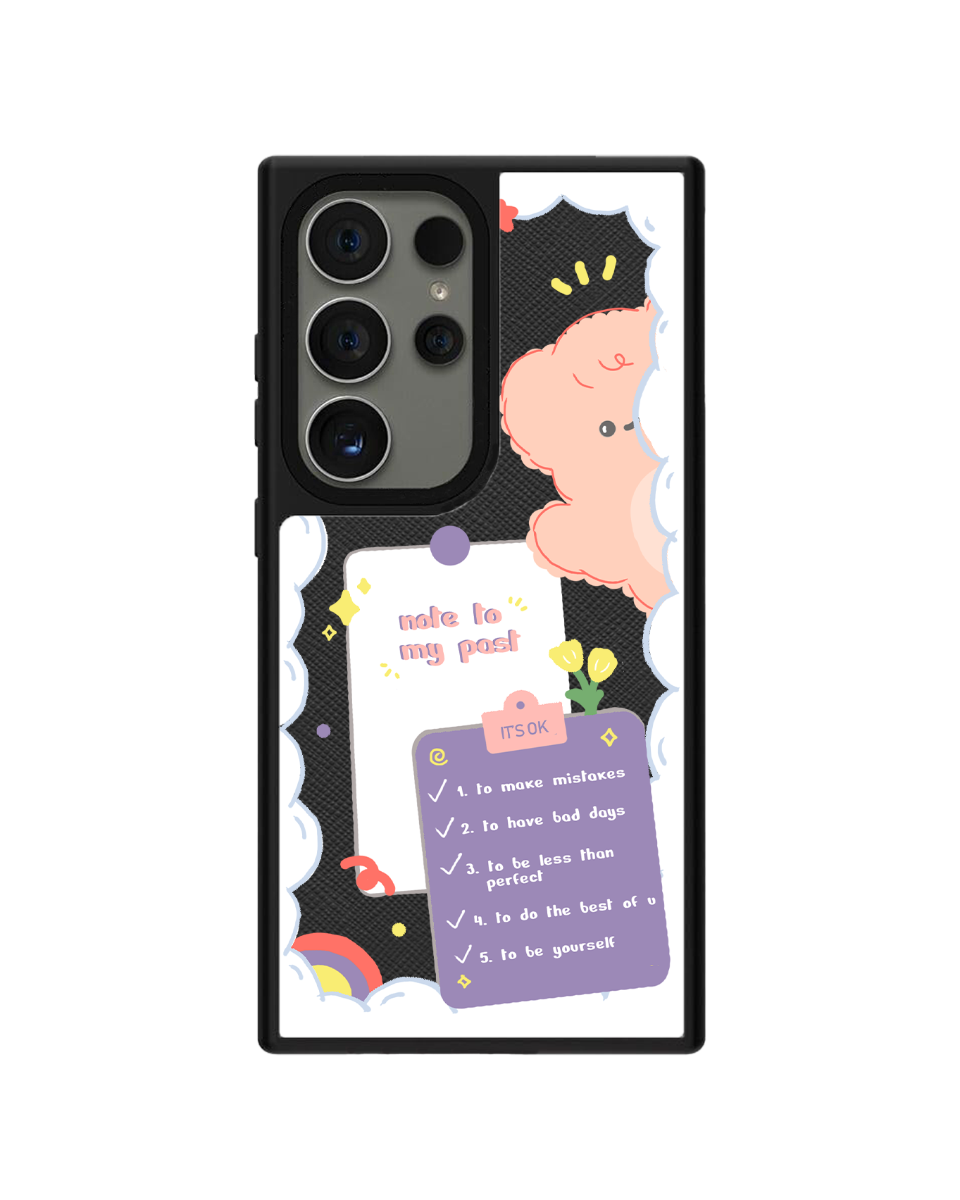 Android Leather Grip - Note to my Past