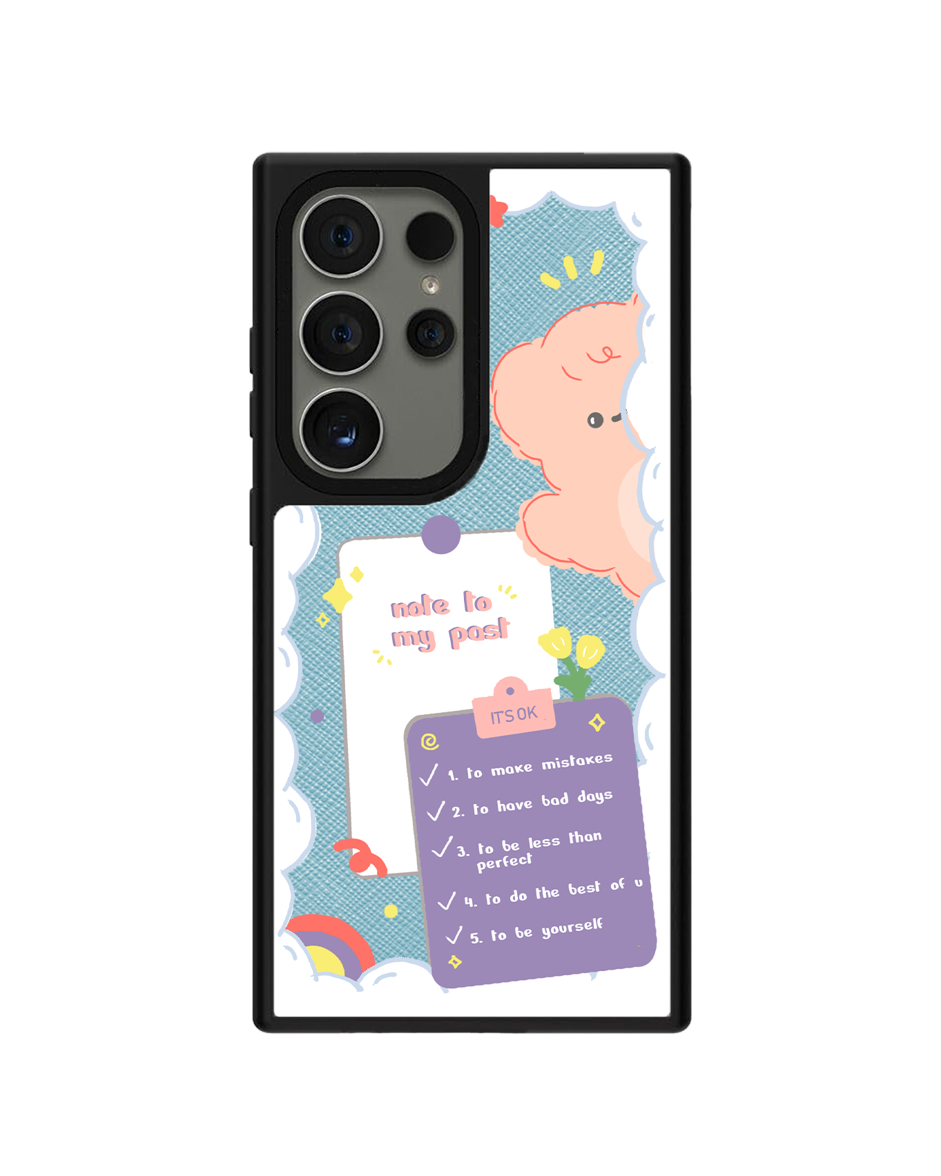 Android Leather Grip - Note to my Past