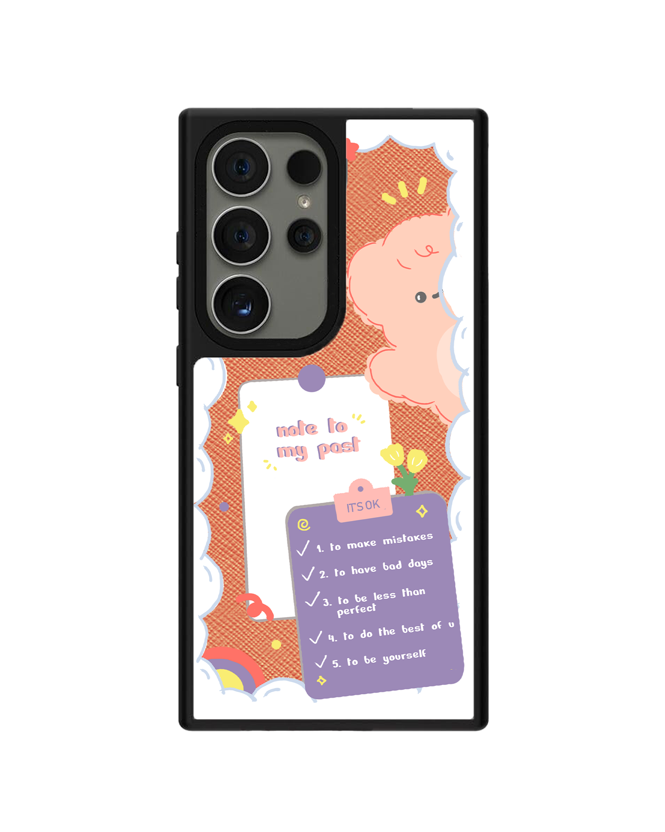 Android Leather Grip - Note to my Past