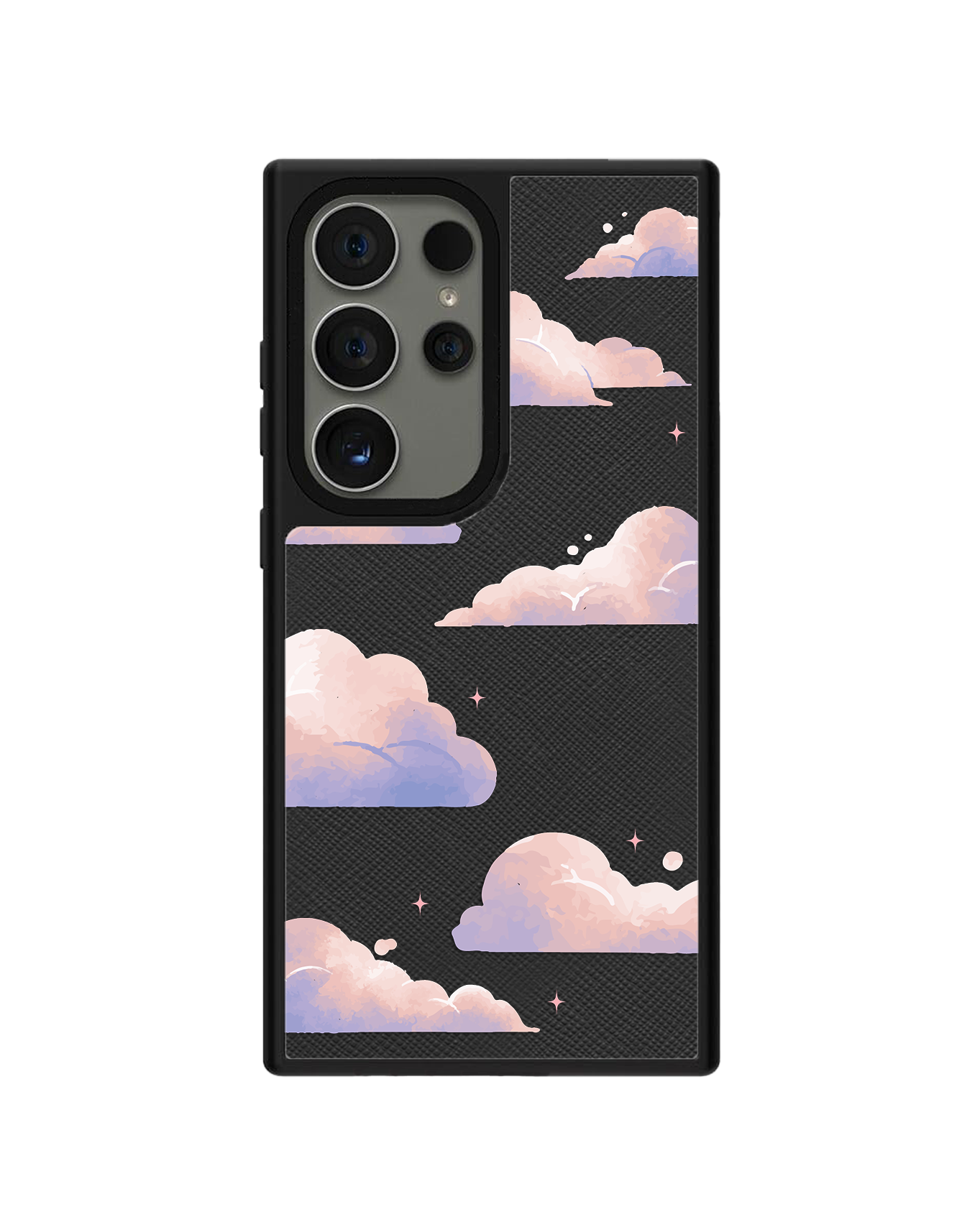 Android Leather Grip - Pastel Clouds