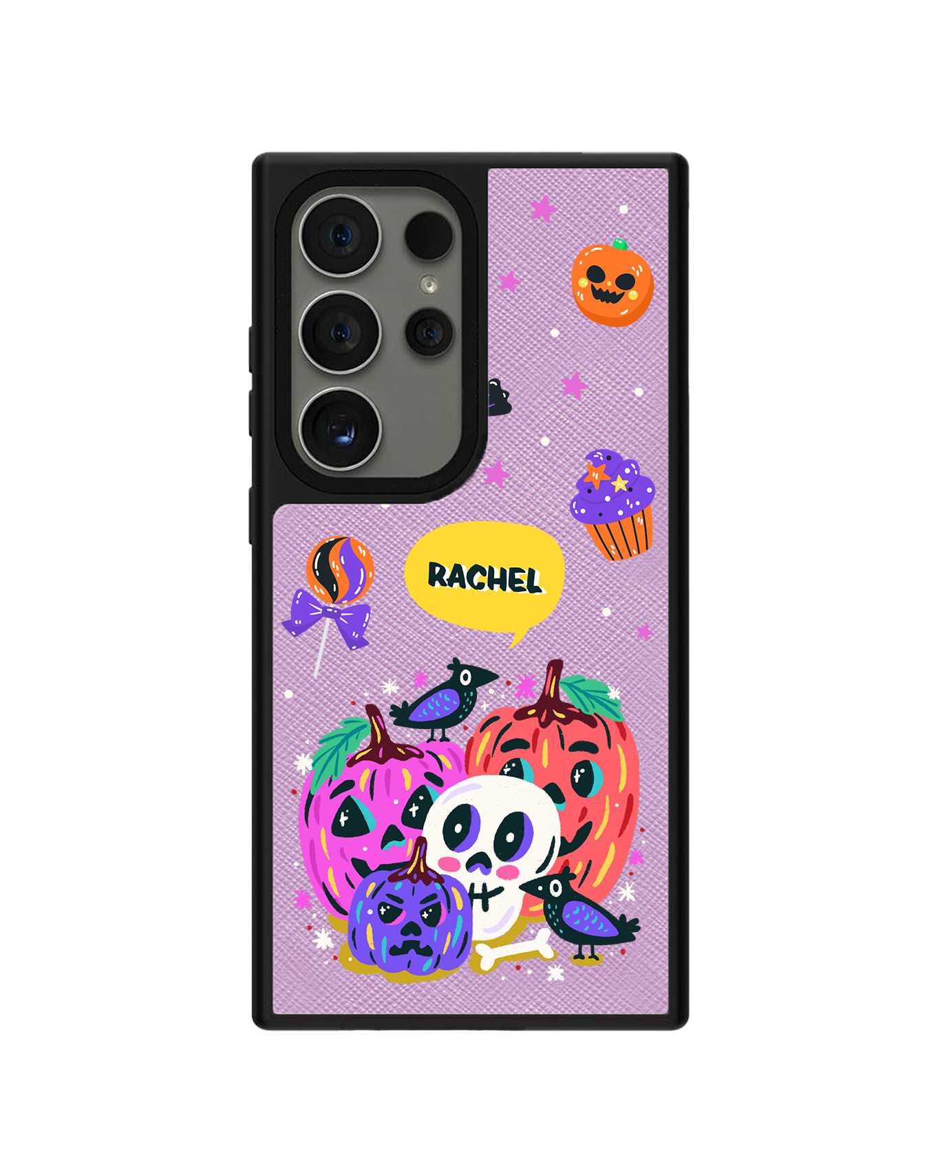 Android Leather Grip - Pumpkin Monster