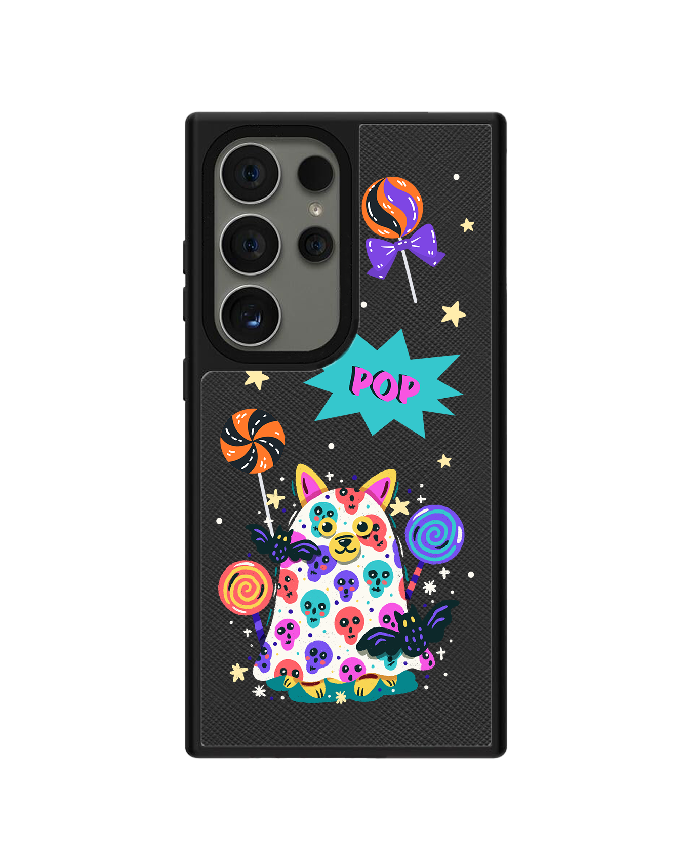 Android Leather Grip - Puppy Monster
