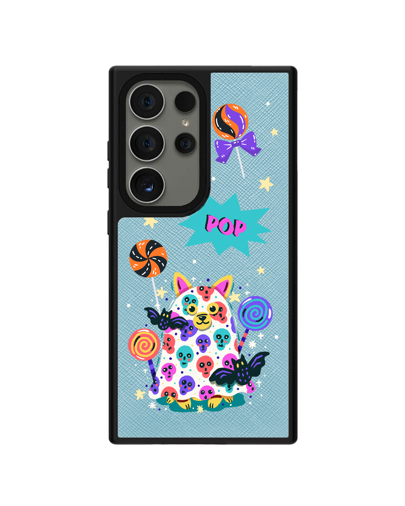 Android Leather Grip - Puppy Monster