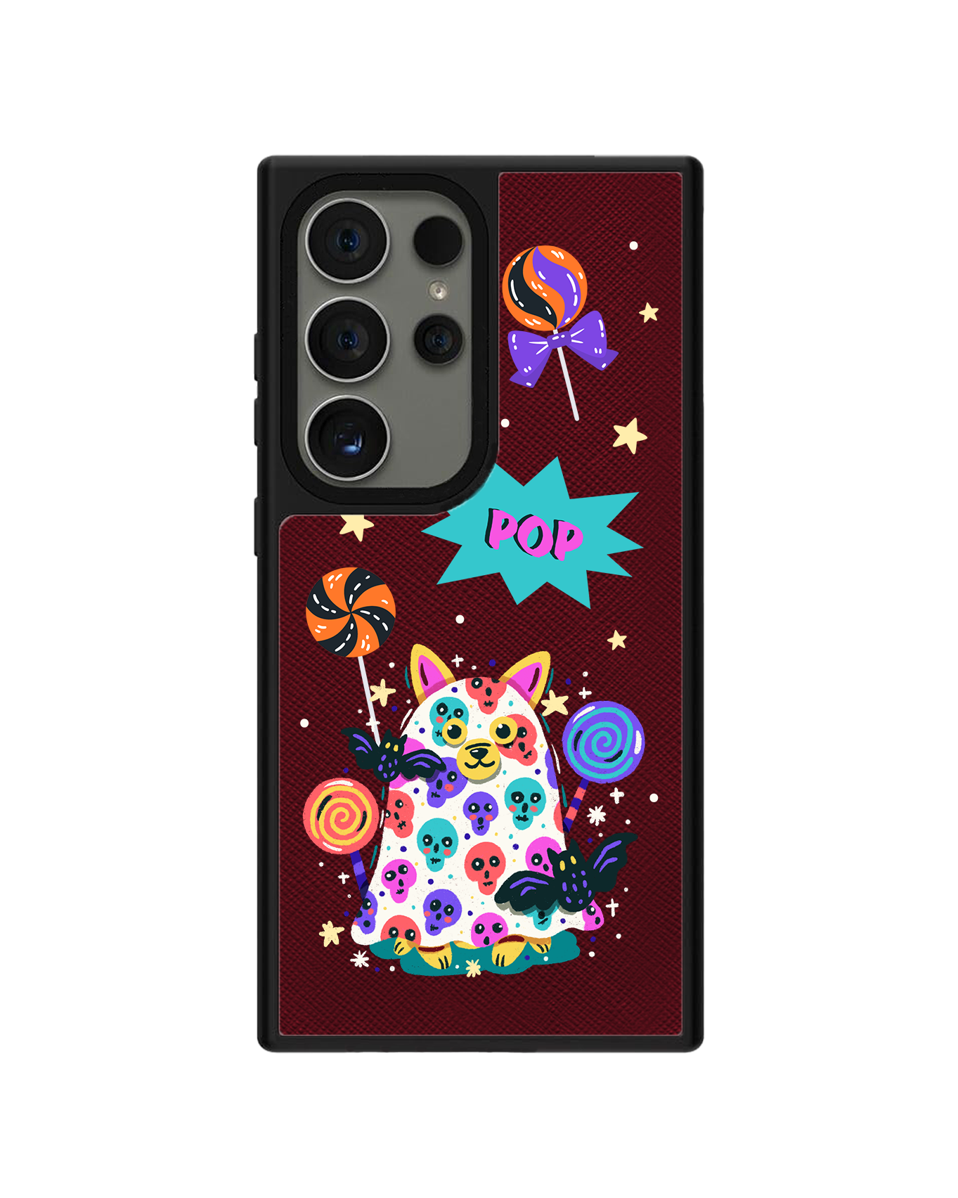 Android Leather Grip - Puppy Monster